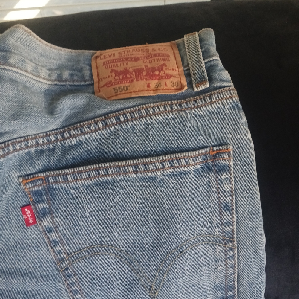 levis relaxed fit jeans mens 34w 30L
